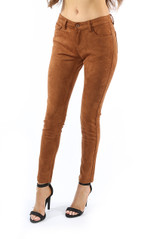 Matte Suede Skinny Jeans - 3 Colours