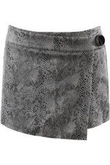 Snake Pattern Overlap Button Up Skorts - 3 Colours Snake Pattern Overlap Button Up Skorts - 3 Colours