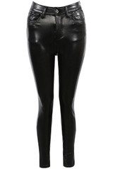 Vinyl Black Jeans