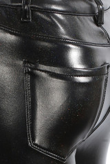 Vinyl Black Jeans