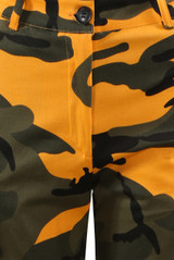 Camouflage Button Up Jogger Pants - 2 Colours