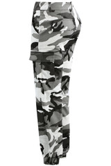 Camouflage Button Up Jogger Pants - 2 Colours