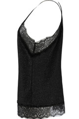 Lurex Lace Trim Crossover Straps Cami - 3 Colours