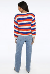 Horizontal Knitted Stripes Jumper