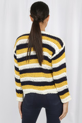 Horizontal Knitted Stripes Jumper