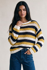 Horizontal Knitted Stripes Jumper