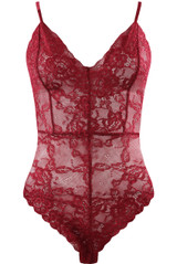 Mesh Lace Cami Bodysuit - 3 Colours