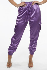 Satin Luxe Jogger Pants