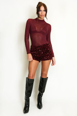 Crystal Mesh Bodysuit 