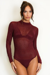 Crystal Mesh Bodysuit 