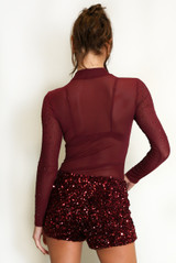 Crystal Mesh Bodysuit 