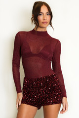 Crystal Mesh Bodysuit 