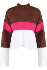 High Neck Long Sleeves Jumpers