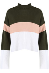 High Neck Long Sleeves Jumpers