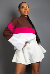High Neck Long Sleeves Jumpers