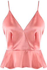 Satin Frill Hem Cami