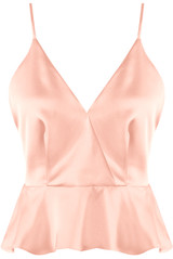 Satin Frill Hem Cami