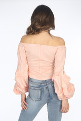 Overlap Off Shoulder Tops