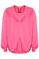 Face & Bow Trim Hoodie
