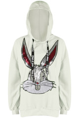 Bugs Bunny Sequin Trim Hoodie