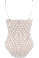 Lace Trim Padded Bodysuits