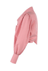 Gingham Tie Front Cropped Shirt - 3 Colours