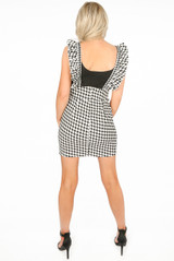 Monochrome Print Pinafore Dress - 2 Prints