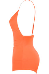 Neon Cowl Neck Bodysuit - 4 Colours