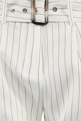 Belted Stripped Trousers - 3 Colours