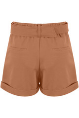 Buckle Belted Tailored Shorts
