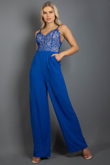 Lace Bodice Cami Jumpsuit - 3 Colours