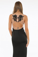 Lace Trim Maxi Dress 