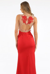 Lace Trim Maxi Dress 