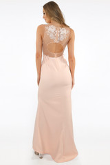 Lace Trim Maxi Dress 