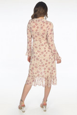 Floral Frilled Wrap Dress - 3 Colours