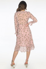 Floral Frilled Wrap Dress - 3 Colours