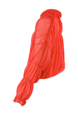 Crinkle Chiffon Tie Up Blouse