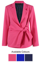 Knot Wrap Blazer