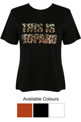 THIS IS LEOPARD Slogan Tee