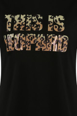 THIS IS LEOPARD Slogan Tee