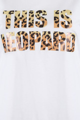THIS IS LEOPARD Slogan Tee