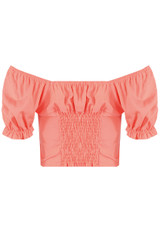 Bardot Buttoned Blouse