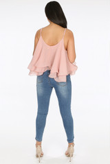 Chiffon Tier Cami Top  -  8 Colours