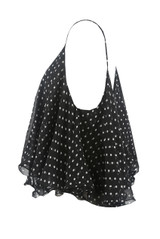 Polka Dot Chiffon Tier Cami Top