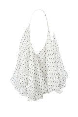 Polka Dot Chiffon Tier Cami Top