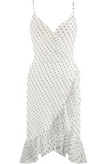 Polka Dot Wrap Cami Dress