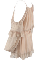 Chiffon Cold Shoulders Dress