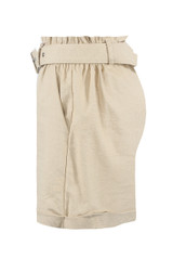 Blended Cotton Belted Shorts