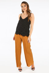 Broderie Anglaise Buttoned Cami