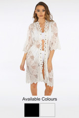 Crochet Lace Beach Cover Up